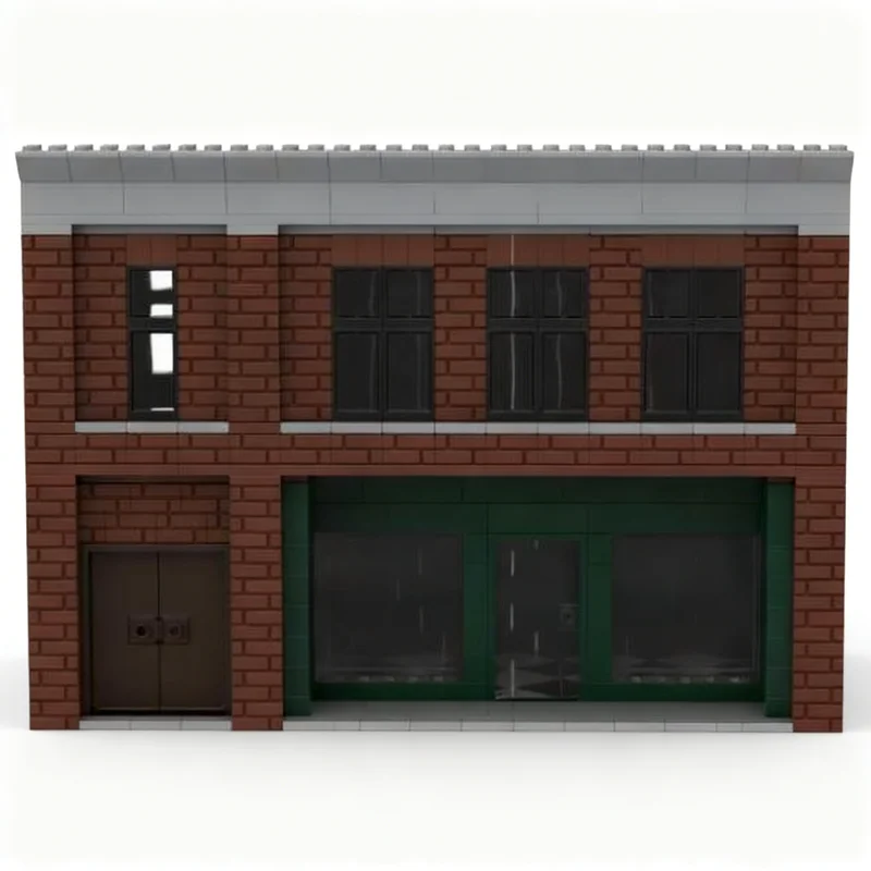 1085pcs MOC Store Upper Office Model Building Blocks Architecture Toys Christmas Gifts DIY Education Assemble Birthday Creative