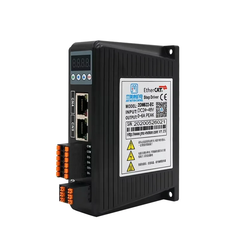 Unidade de circuito aberto de ônibus 2DM522-EC 0-2.2A para máquina CNC EtherCAT Stepper Kit Driver de controle de circuito aberto