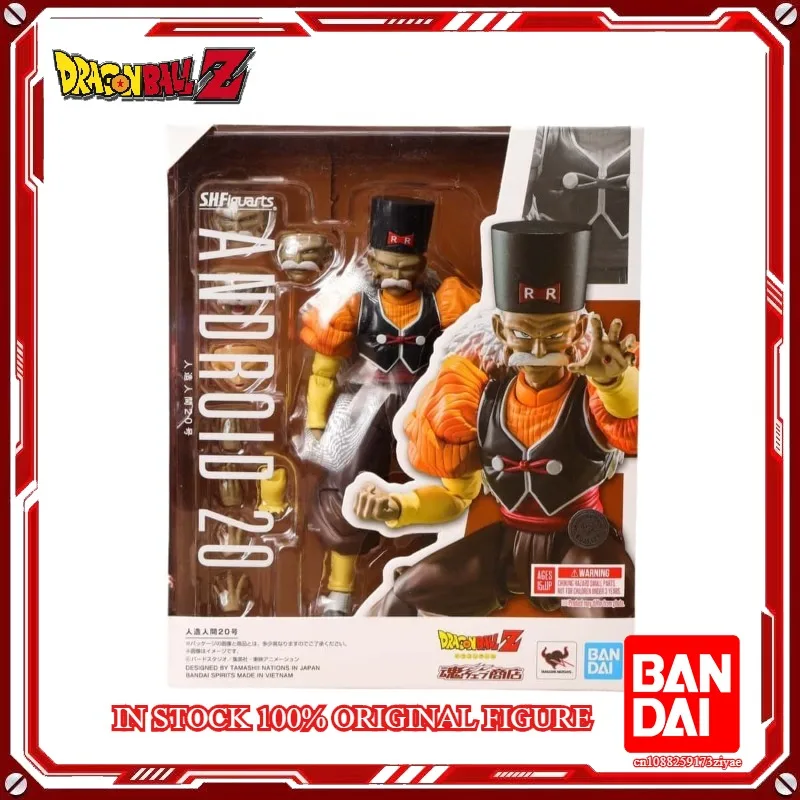 

Оригинальный Bandai S.H.Figuarts Dr.Gero Android 20 SHF Dragon Ball Z в наличии, коллекция аниме, фигурки, модель игрушки