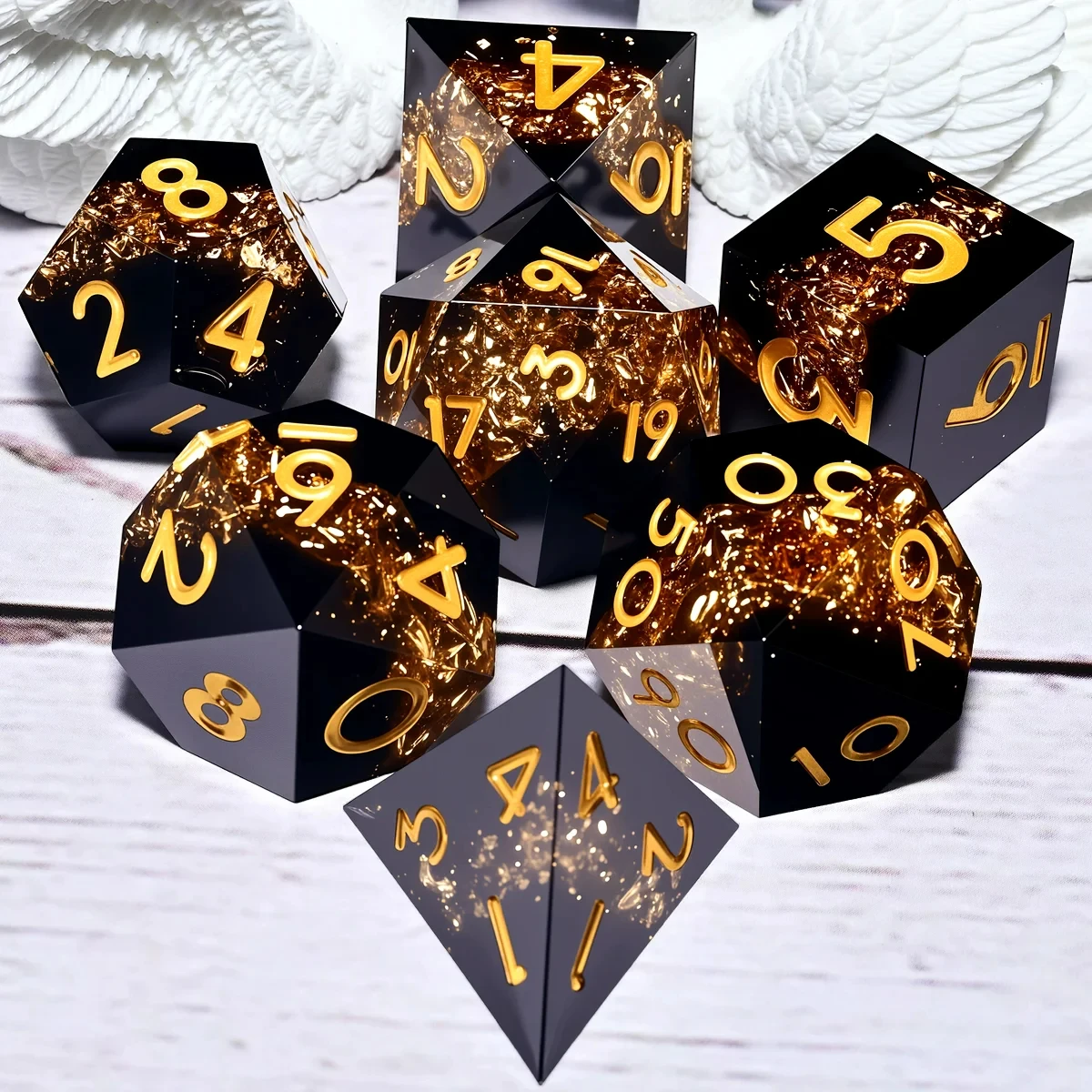 DND Harzwürfel 7-teiliges Set  – Board Game Dungeons And Dragons Bewertung und Preis