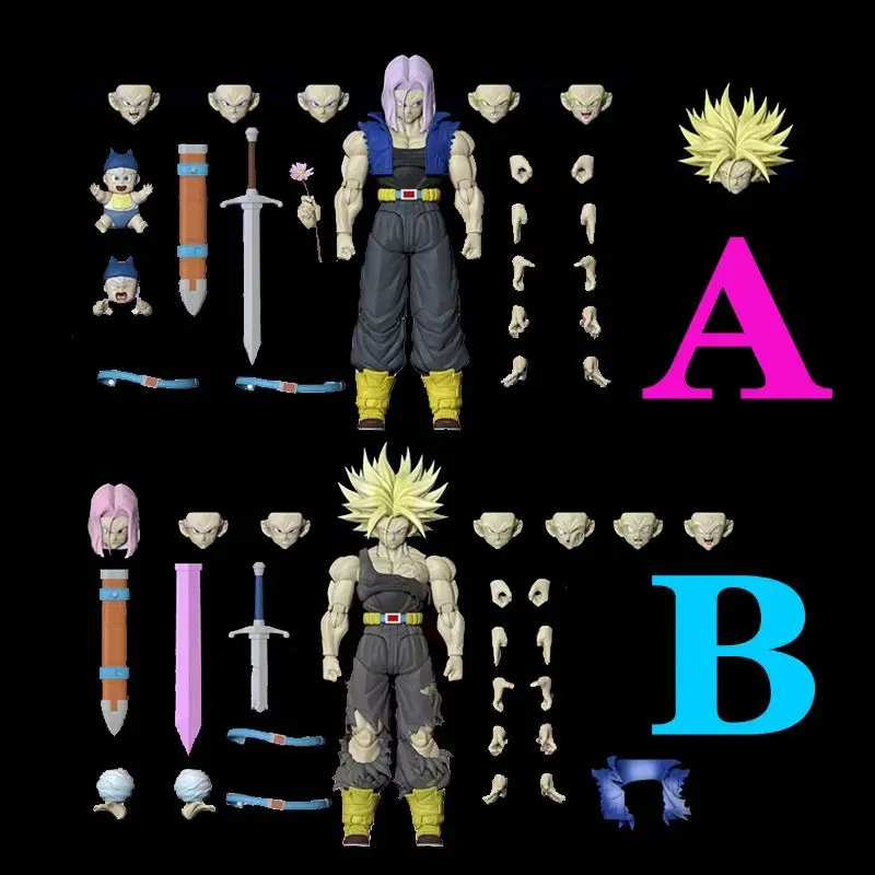 Original Dragon Ball Tonsenarttoys Blast Trunks pelo explosivo Torankusu daño a la batalla 06ab modelo de figuras de acción juguete para regalo de moda