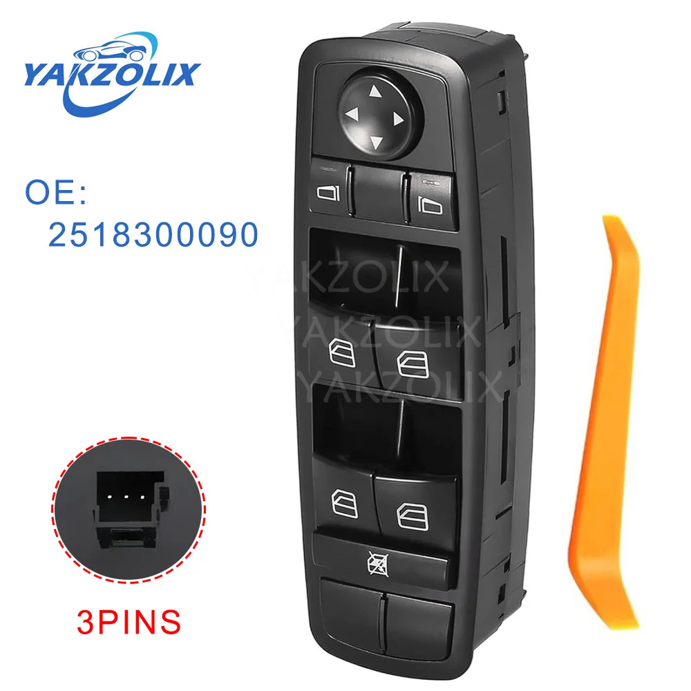 Car Accessories for Mercedes W164 ML GL R Class,GL350 GL450 GL550 ML350 ML450 2006-2012 Window Control Button Switch 2518300090