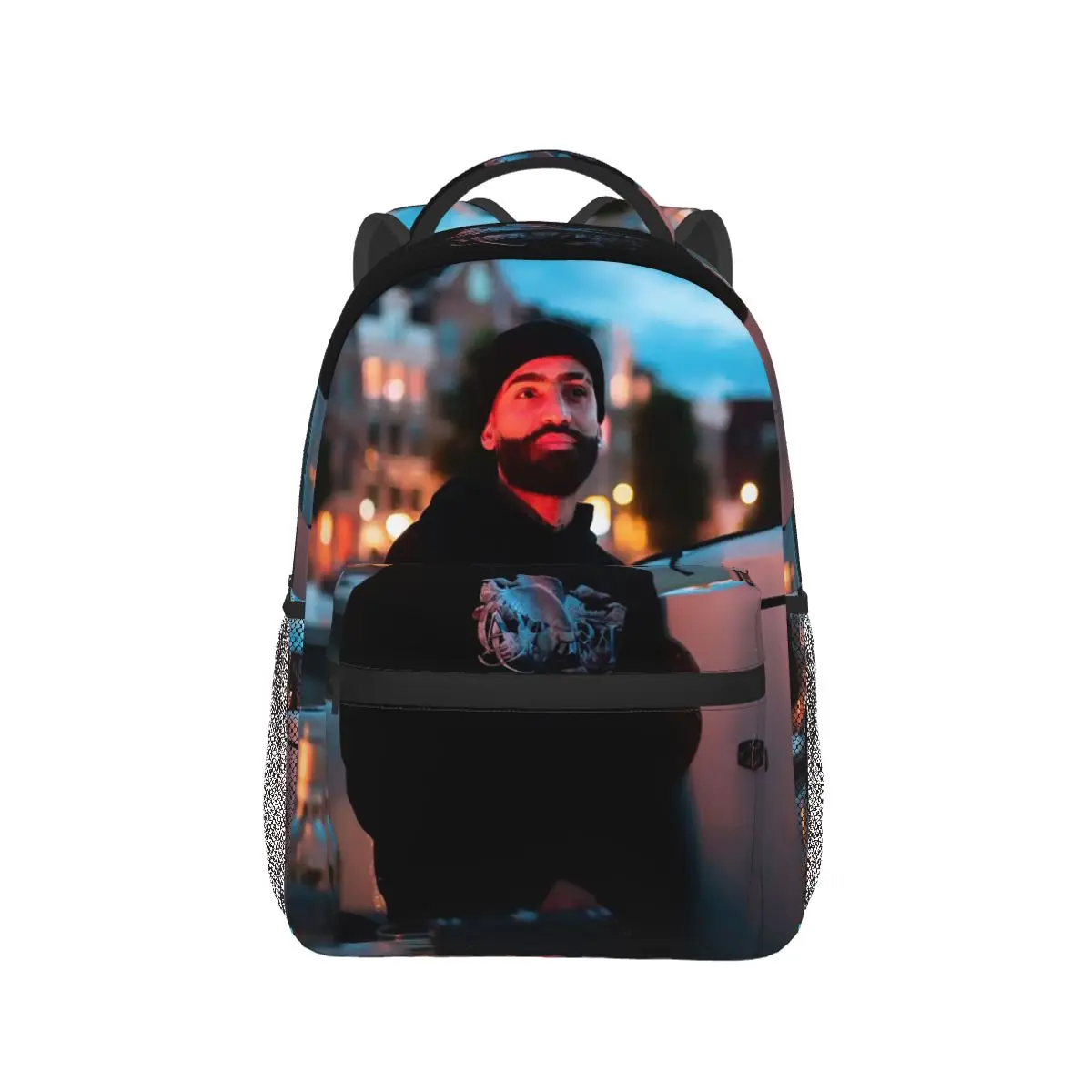 

Rapper Arcangel Album Backpack Hot Sale Daypack Large Capacity Kids BookBag School Bag Shoulder Bags for Men Women