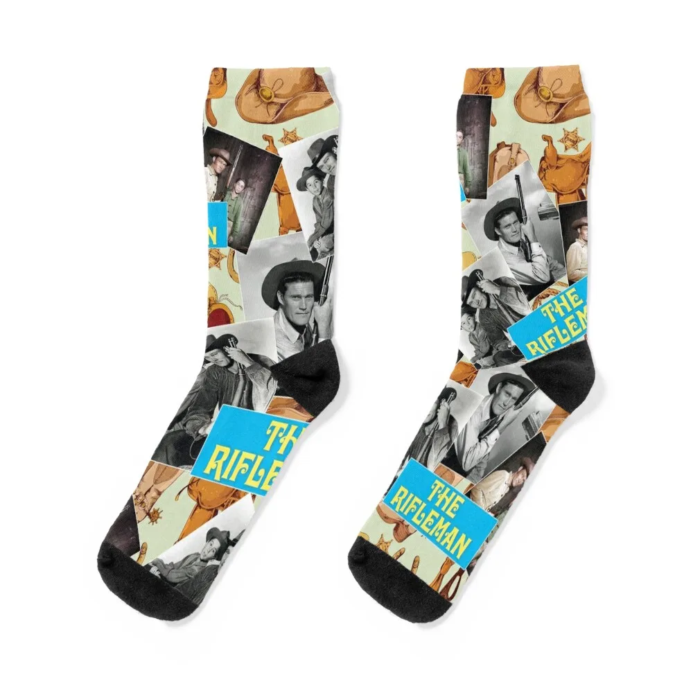 The Rifleman, Western series 60s Socks compression gift colored floral Socks For Men Women's