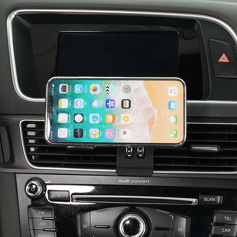 Magnetische Autotelefonhalterung GPS-Halterung Lüftungsschlitzhalterung Handyständer Clip für Audi Q5 SQ5 2010-2023 Zubehör – Detail 2
