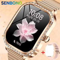 SENBONO Smart Watch for Women Answer Make Call Fitness Tracker Sleep Monitoring Massege Reminder Sport Smartwatch for Android