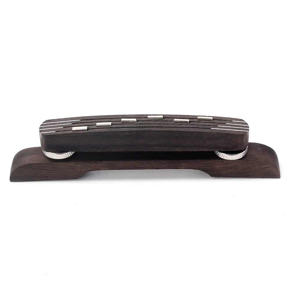 Guitar Bridge Metal & Wood Rosewood Bridge Floating For Archtop Jazz Guitar Musical Instrument