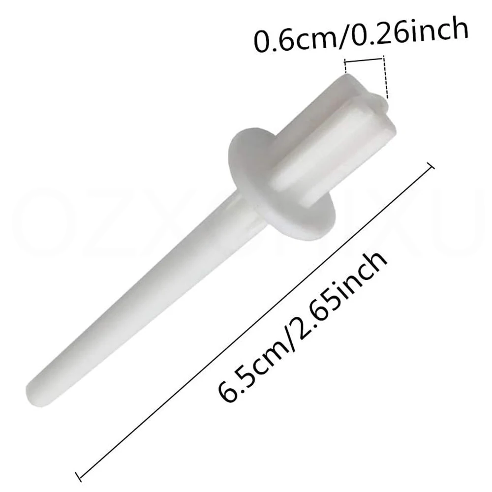 4 PCS Plastic Sewing Machine Vertical Spool Pin #625031500 For Janome Kenmore Elna Sewing Machine Accessories Parts White Color