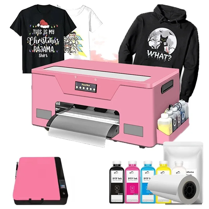 [2026] offre spéciale entrepôt américain Haolic A3 DTF imprimante XP600 tête d'impression vêtements Machine d'impression pour petites entreprises DTF Print