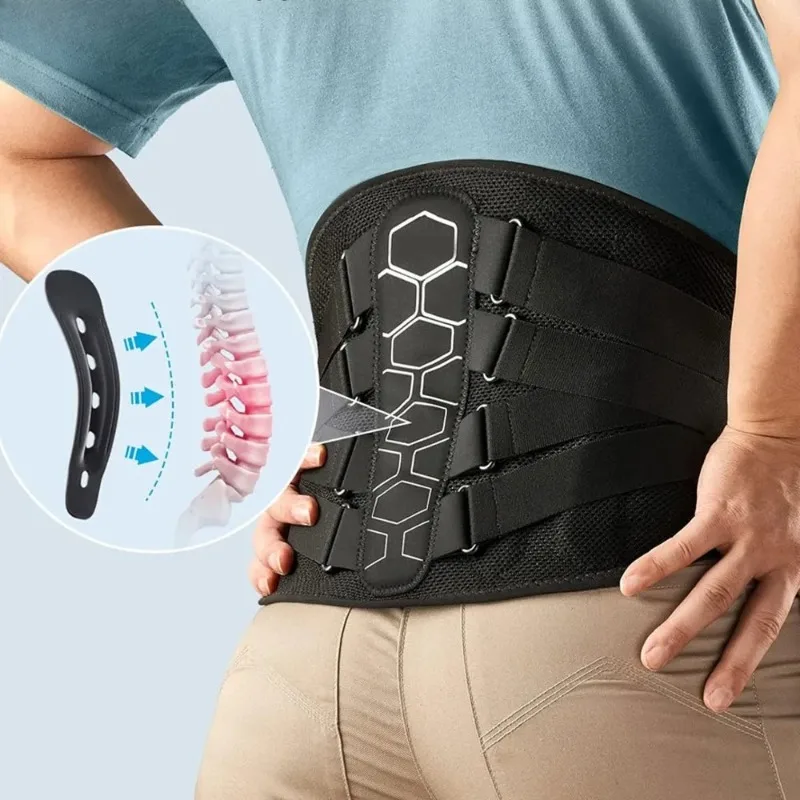 

Back Brace for Lower Back Pain, Sciatica, Herniated Disc, Scoliosis, Back Support Belt with Soft Pad, Lightweight Lumbar Support
