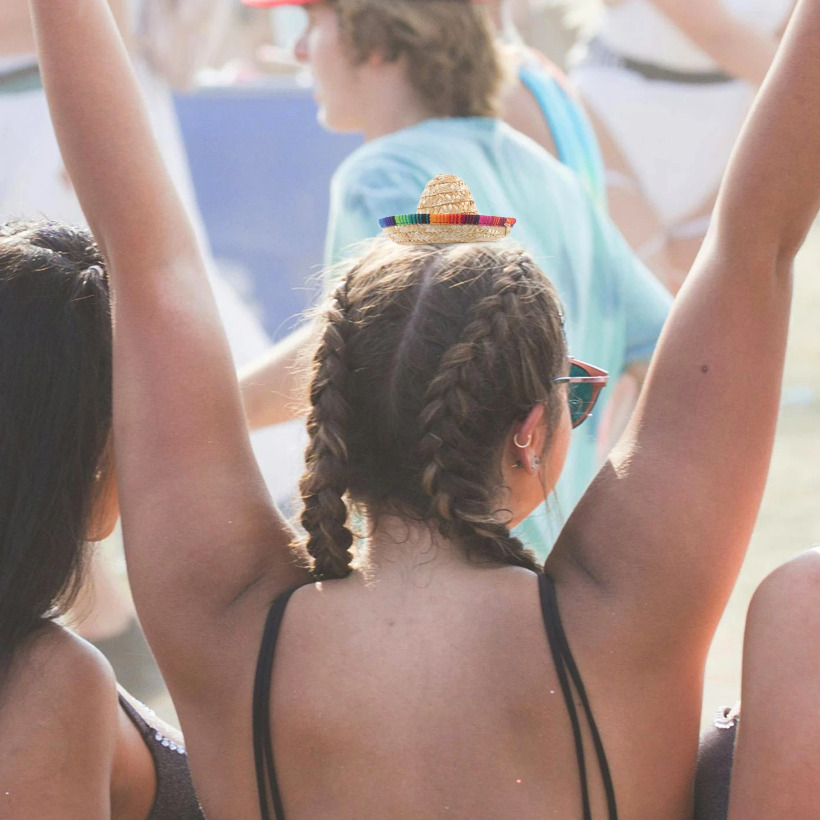 

Small Straw Sombrero Mexican Hat Party Headwear Carnival Festival Mexican Party Decoration Carnival Hat Sombrero Hats