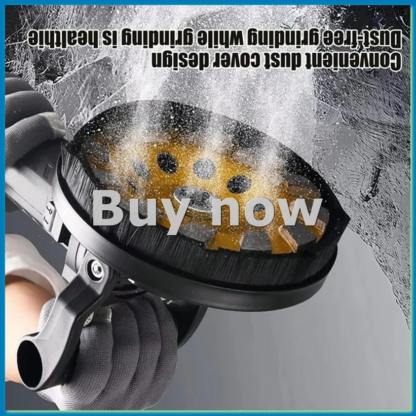 

Пылезащитный кожух для угловой шлифовальной машины, многофункциональный, беспыльный, с эргономичной ручкой - ABHG