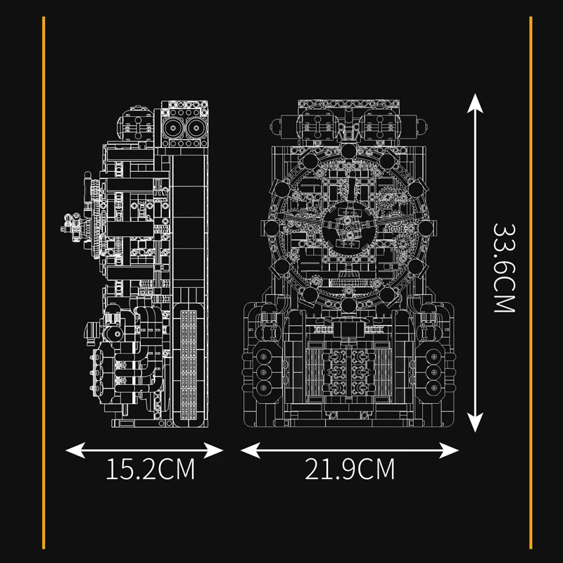 Mould King 10187, technische Uhr, Spielzeug, motorisierte Cyberpunk-Uhr, Baustein, Montage, Uhr, Ziegel-Set, Kinder, Weihnachtsgeschenk