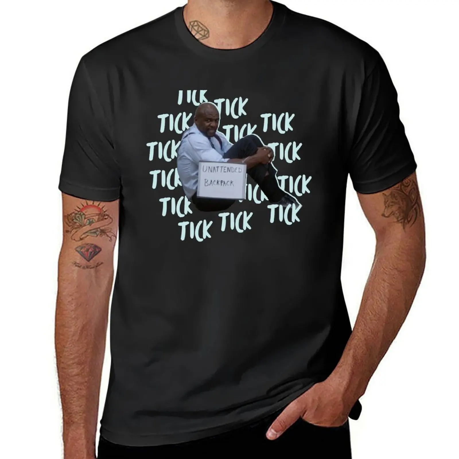 Terry - Tick Tick Tick T-Shirt plus sizes tops plain t shirts men