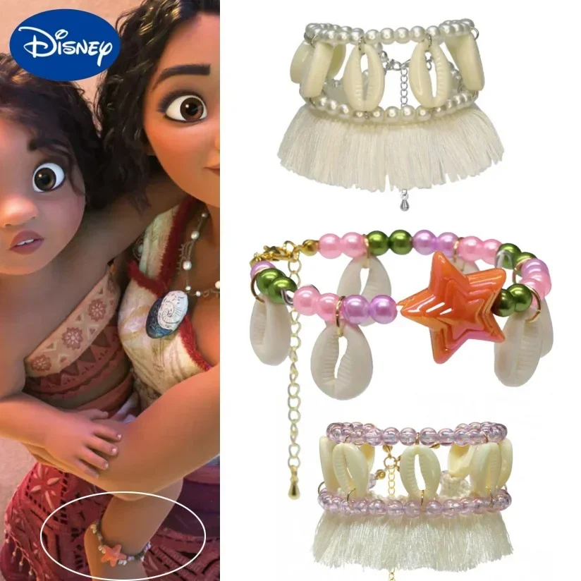 

Cartoon Moana 2 Bracelet Anklet Necklace Accessories Cartoon Anime Derivative Peripherals Ornaments Birthday Party Decor Gifts