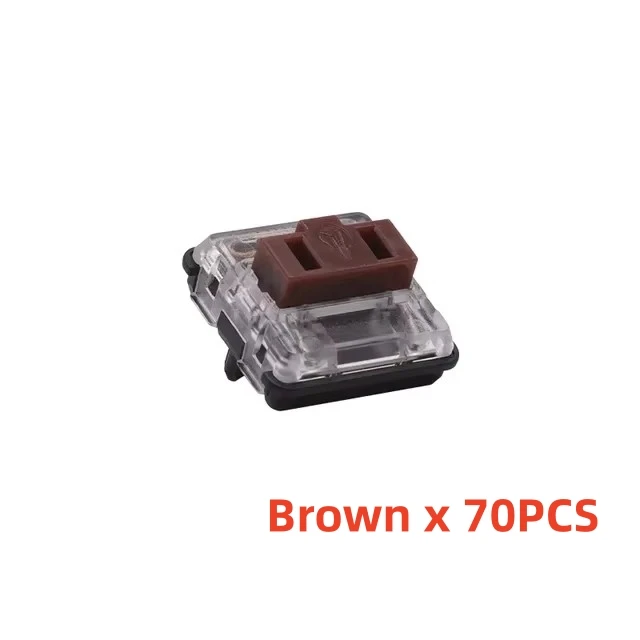 Kailh Low Profile Choc Switch 1350 Chocolate Tastaturschalter Klickender Taktiler Linearer Mehrfarbiger Schalter für Mechanische Tastaturen und Laptops