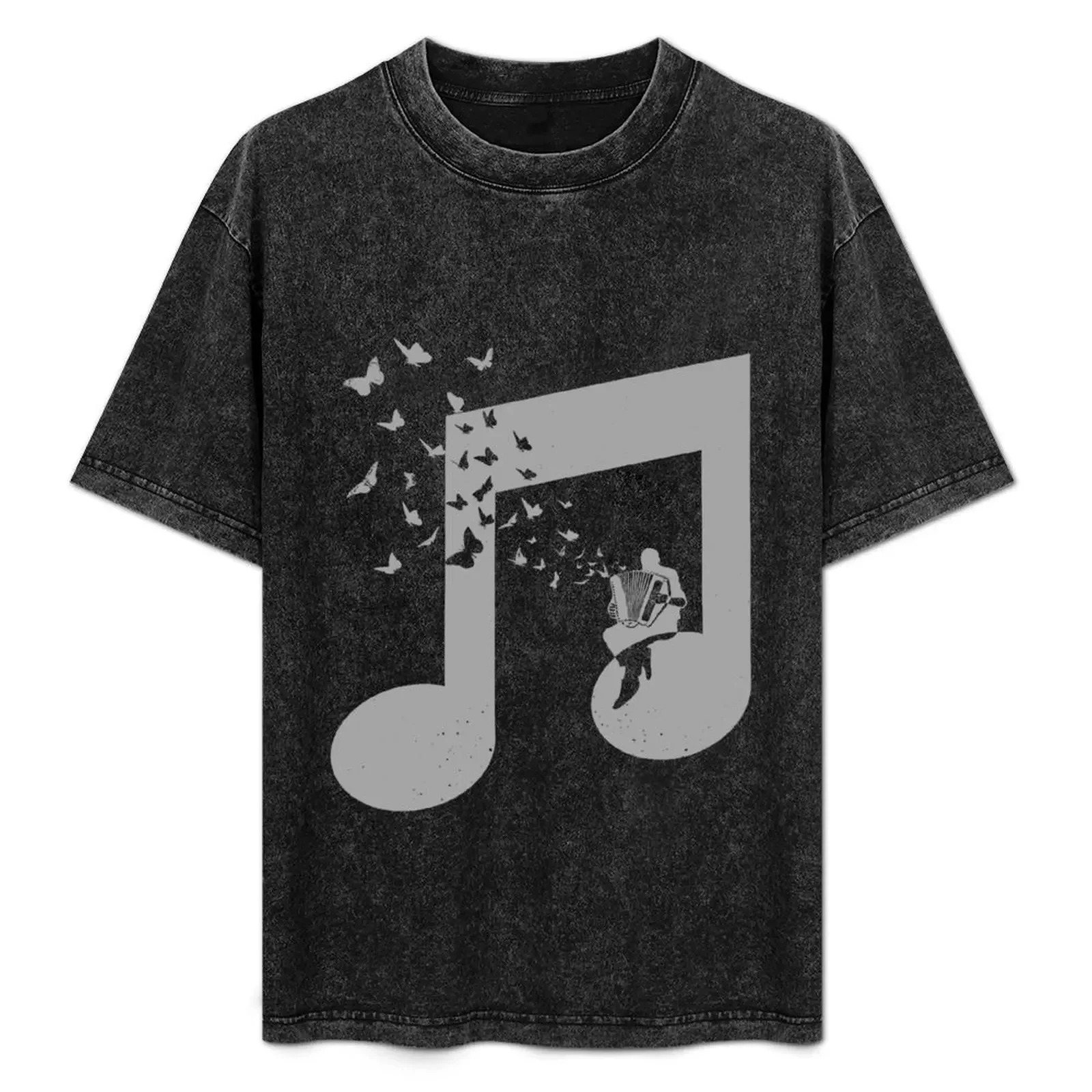 Accordion - Butterfly T-Shirt custom t shirt summer clothes tops mens white t shirts