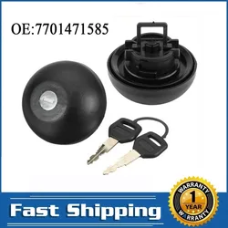 Chiusura tappo serbatoio benzina con due chiavi per Renault Clio Laguna Espace Megane Scenic Twingo 7701471585 7701471227