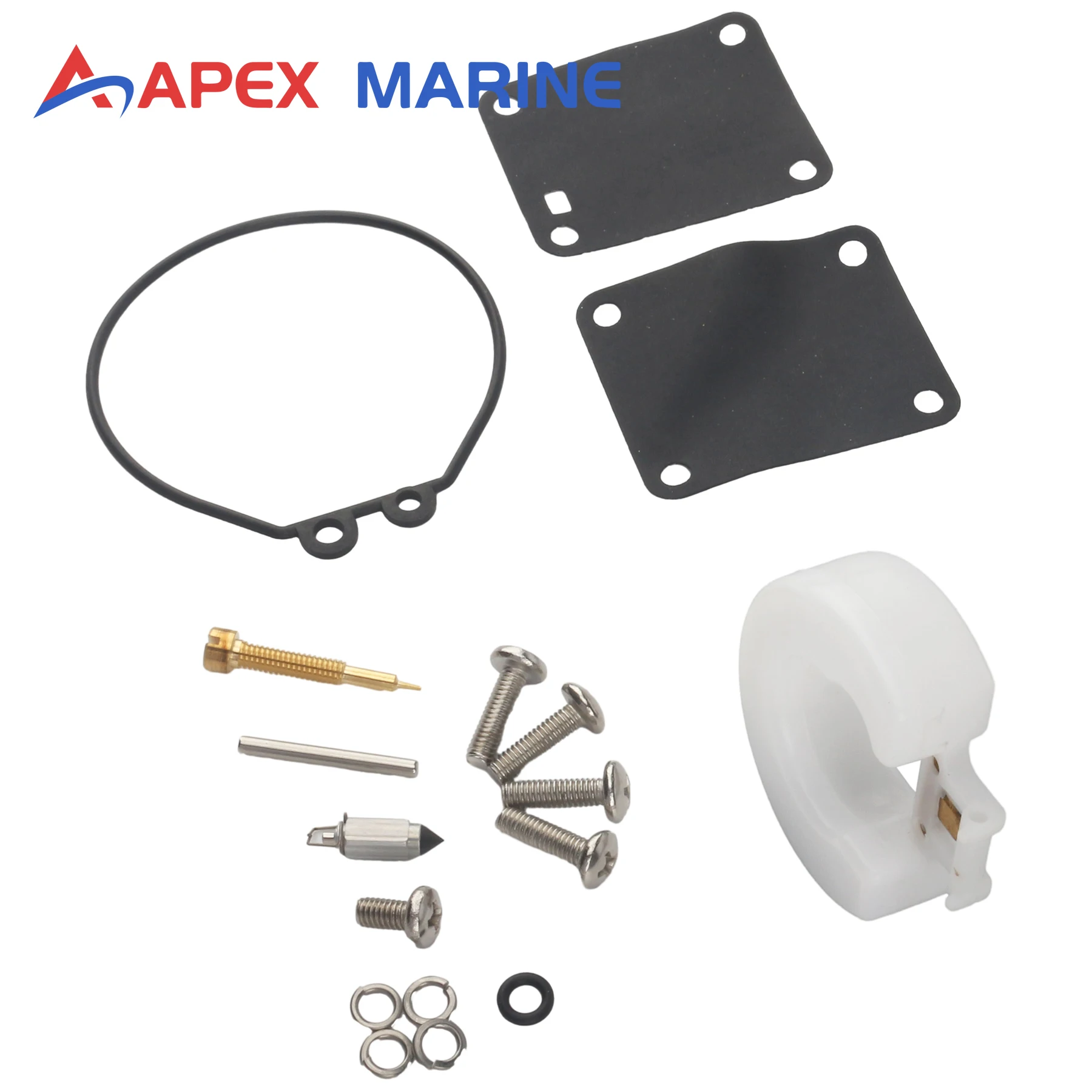 6N0-W0093 Carburetor Rebuild Kit for Yamaha Marine Outboard Motor 2-Stroke 6 8 HP Boat Engine Part Replacement 6N0-W0093 -00 -01