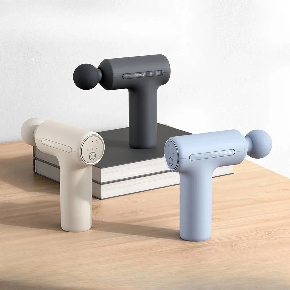 NEW Fascia Gun 3 Portable Muscle Massage Gun Thrust Silent Motor 3 Massager Heads Relax Body Type-C CN Mini Muscle Massager