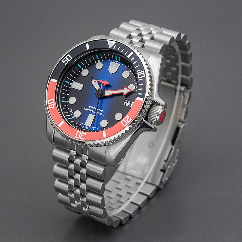 Nieuw ontwerp SKX007 herenhorloge Fit NH36 Automatisch uurwerk 316L roestvrij staal saffierglas 200M waterdicht horloge Horloge