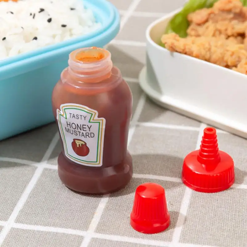 Dressing Bottle Mini Tomato Salad Bottle Small Dressing Container Seasoning Storage Bottle Dressing Jar Tank Kitchen Gadgets