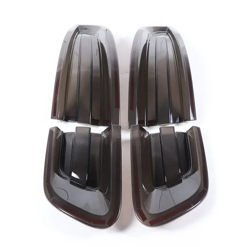 4 قطعة ABS الأسود لبورشه ماكان 2014-2017 سيارة الذيل غطاء خفيف الفرامل ضوء مؤشر واسع الغطاء الواقي اكسسوارات السيارات #4