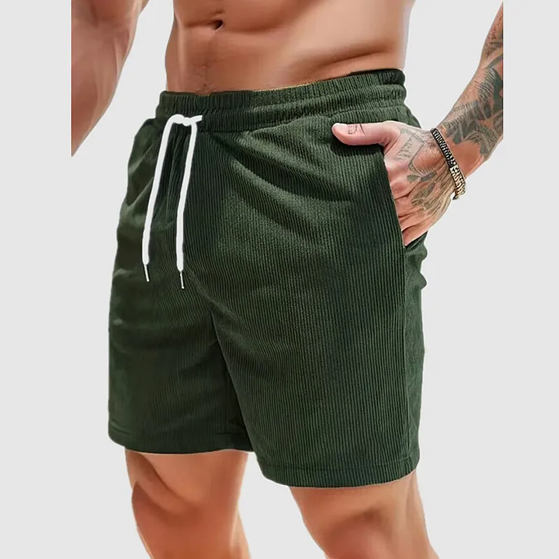 Man Shorts Men Bodybuilding quick-drying Sports shorts New Joggers Knee Length Sweatpants Summer Gyms training Running shorts