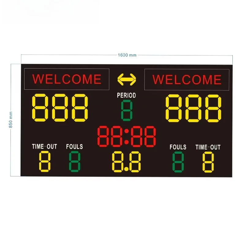LED baseball score display outdoor stadium scoreboard digital sports game scoreboard