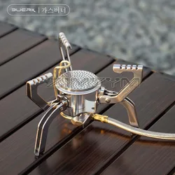 4800W Foldable Gas Stove 25KG High Load-bearing Capacity Camping Burner Big Power Tourist Gas Stove Windproof Portable Cooktop