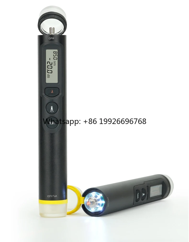 

V20T/C Fiber Optic Tester Laser Light 20KM VFL Visual Fault Locator OPM Fiber Optical Power Meter