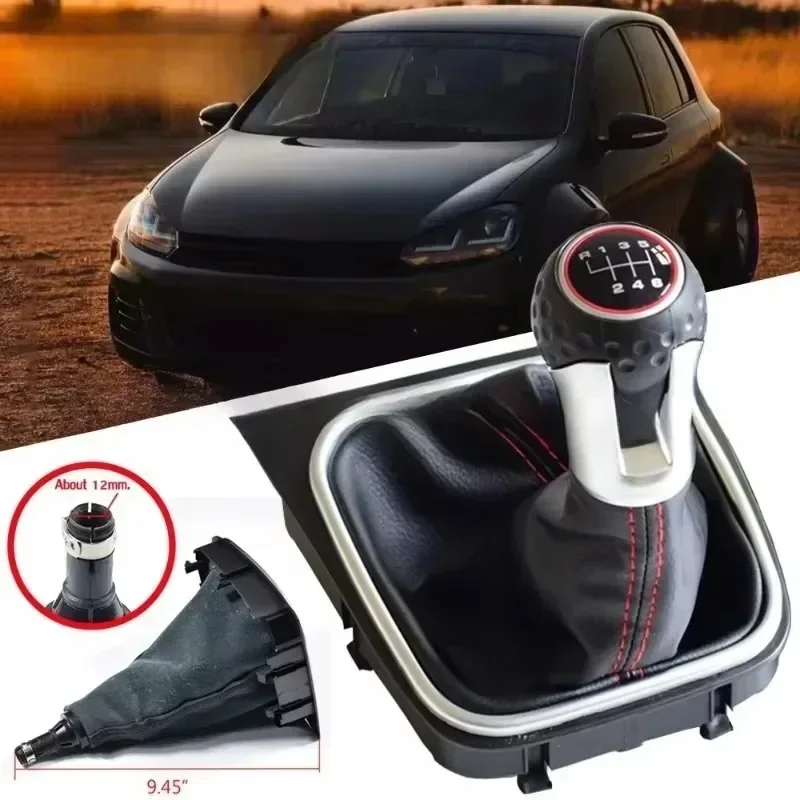 2004 2005 2006 2007 2008 2009 2010 2011 2012 2013 2014 للجولف أرنب جيتا MK5 MK6 سيارة 5 6 سرعة والعتاد عصا التحول المقبض