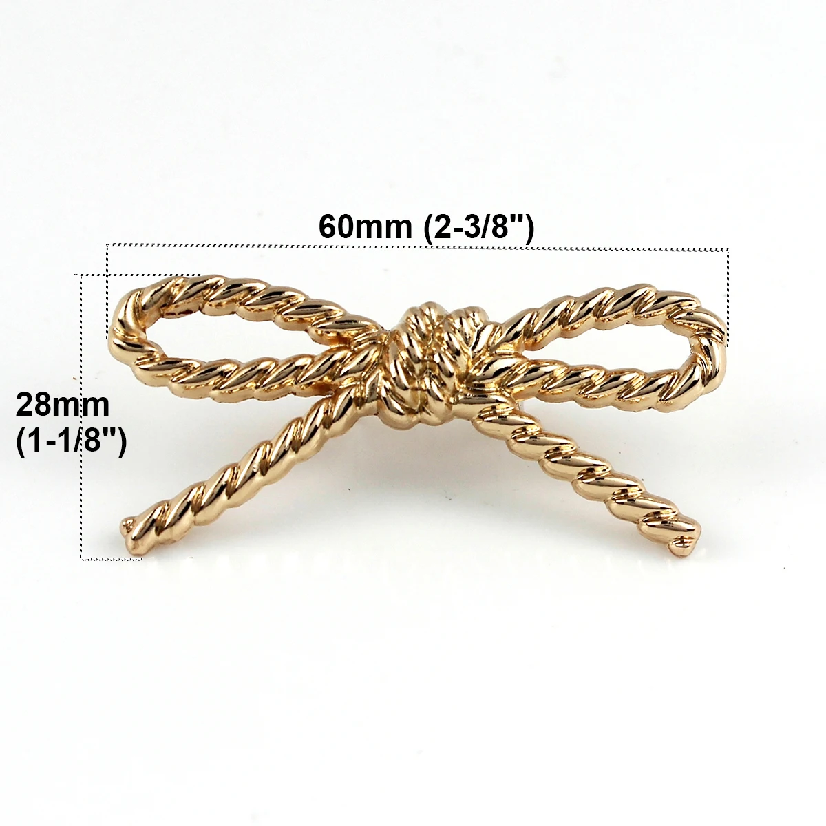 1pcs Metal Charms Bowknot Buckle Clasp Shoes Hat Bag Handbag Shoulder Bag Purse DIY Fashion Hardware Accessories