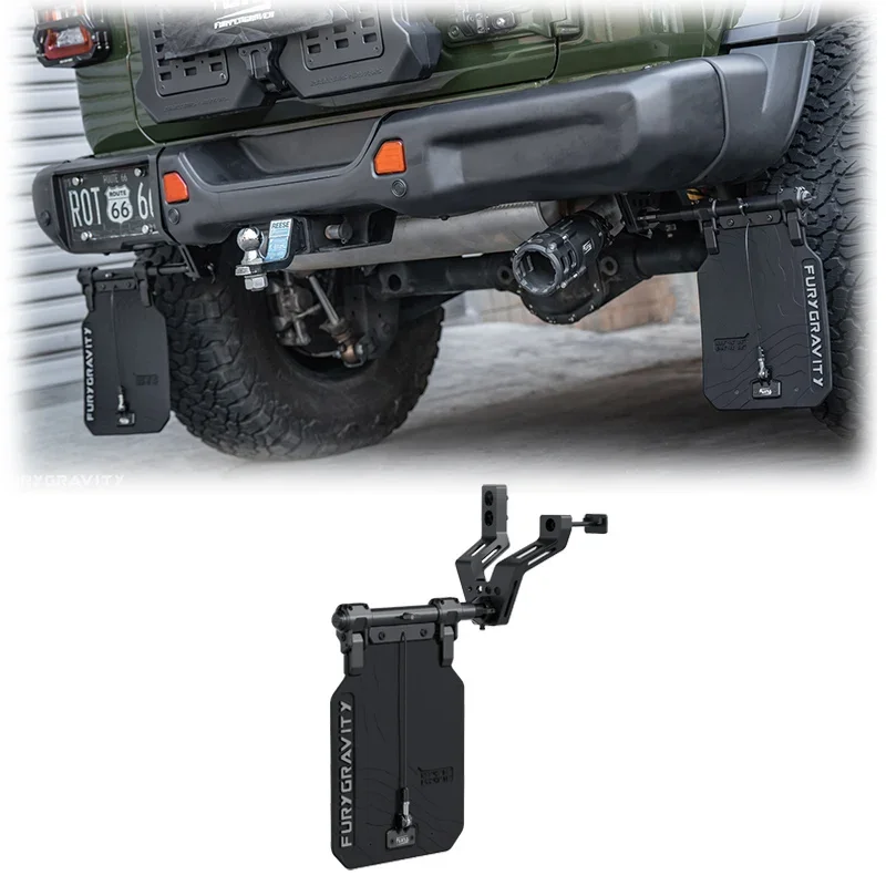 TLF Fury 2018 + Acessórios Liga de Alumínio MUD GUARDS Mud Flaps Splash Guards Paralama para wrangler JL