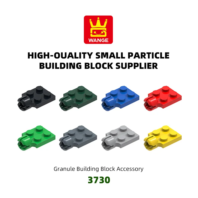 WANGE 105Pcs/Lot 3730 4 Hole Interface Block Moc Color Accessories Compatible With Brick DIY Children's Toy Assembly Gift Box