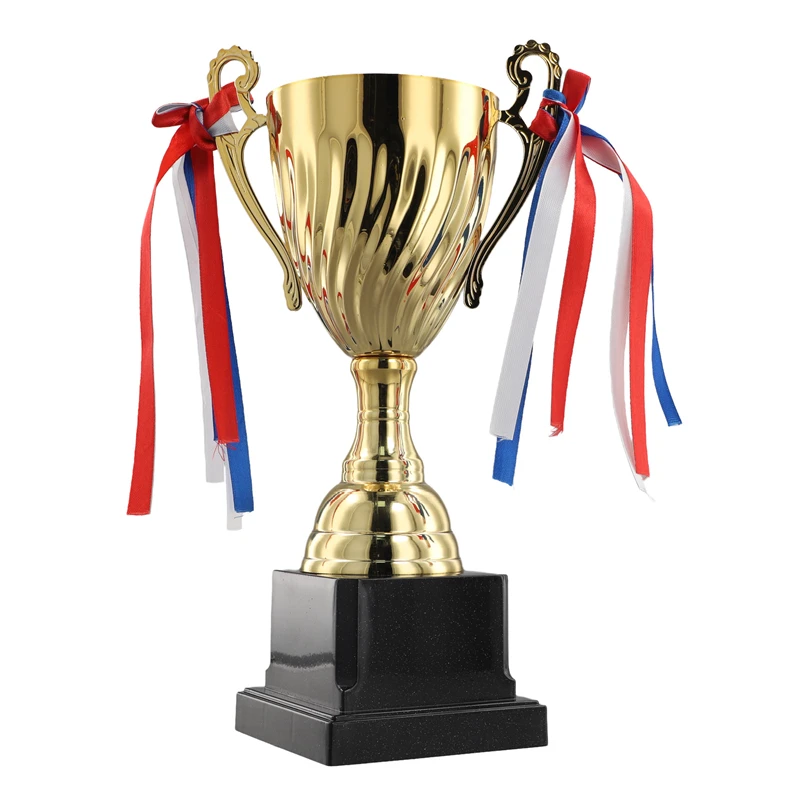 CJSD-11.4Inch Gold Trophy Cup For Sports Meeting Competitions Soccer Winner Team Awards And Competition Parties Favors