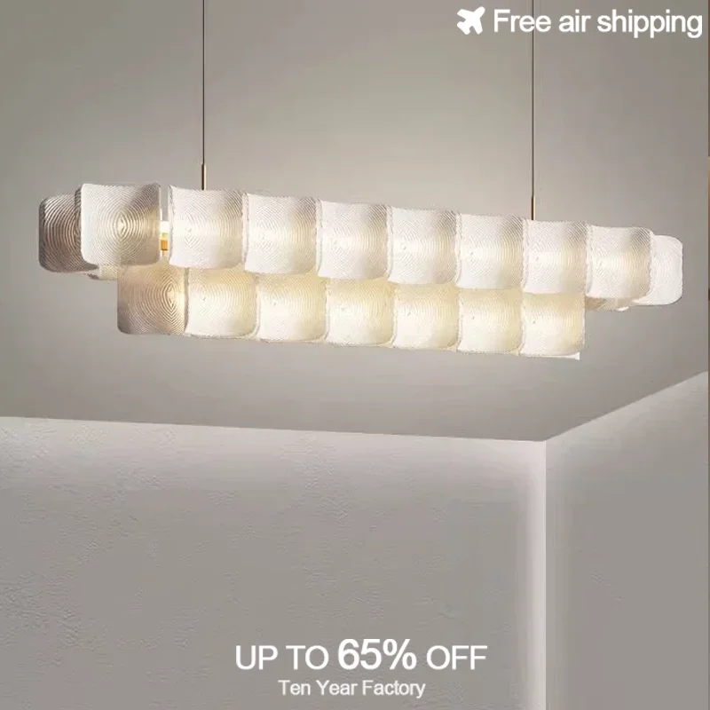 

White LED modern luxury pendant ceiling light for living room and dining room hanging dimmable decorative chandelier lighting