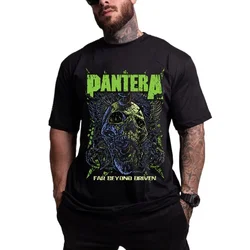 Vintage Pantera Band Men Women's 100% Cotton T Shirts Heavy Metal Band Merchandise Leisure Tees Short Sleeve Round Neck T-Shirts