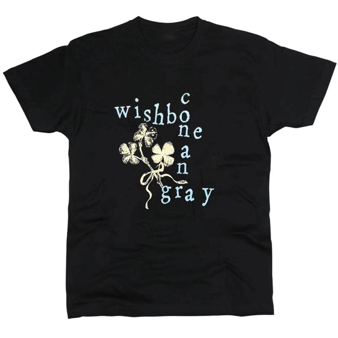 Conan Gray Wishbone Pattern T-shirt Made of Pure Cotton with Printed Pattern, Suitable for Men and Suitable for All Seasons