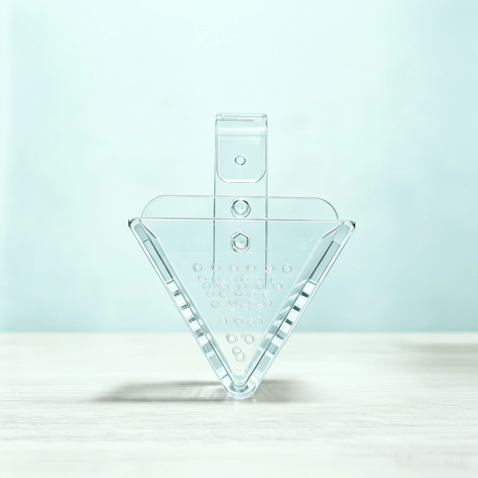 2 Pieces Aquarium Accessory Perforated Triangular Aquarium Feeder for Aquariums