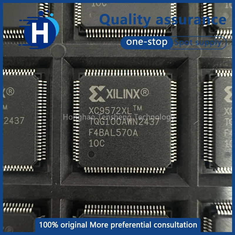 1 piece of high-quality XC9572XL-10TQG100I/C TQFP-100 programmable logic device (CPLD/FPGA)