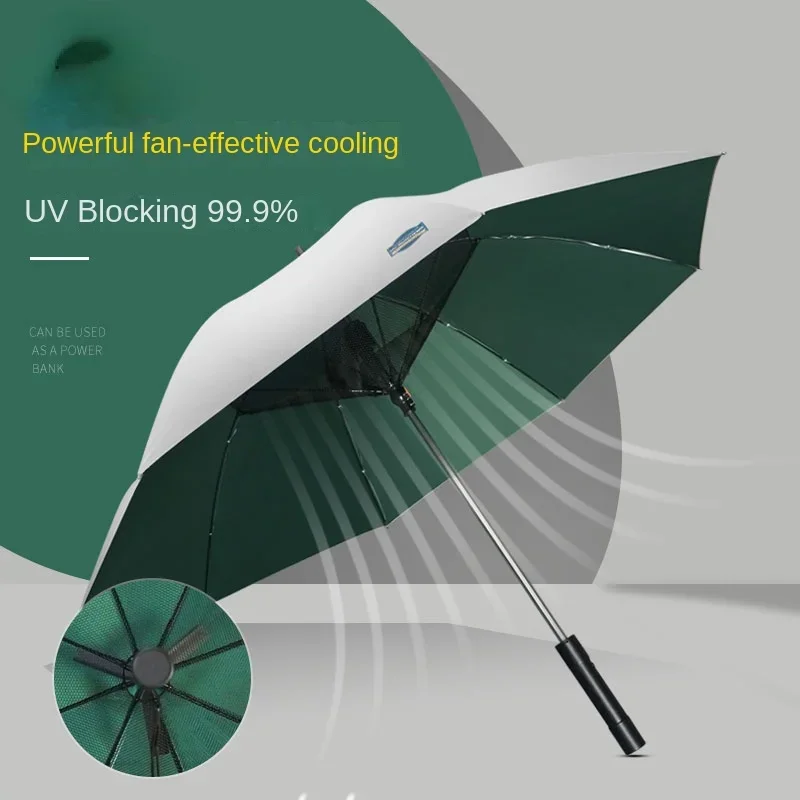 German black technology with fan sun umbrella