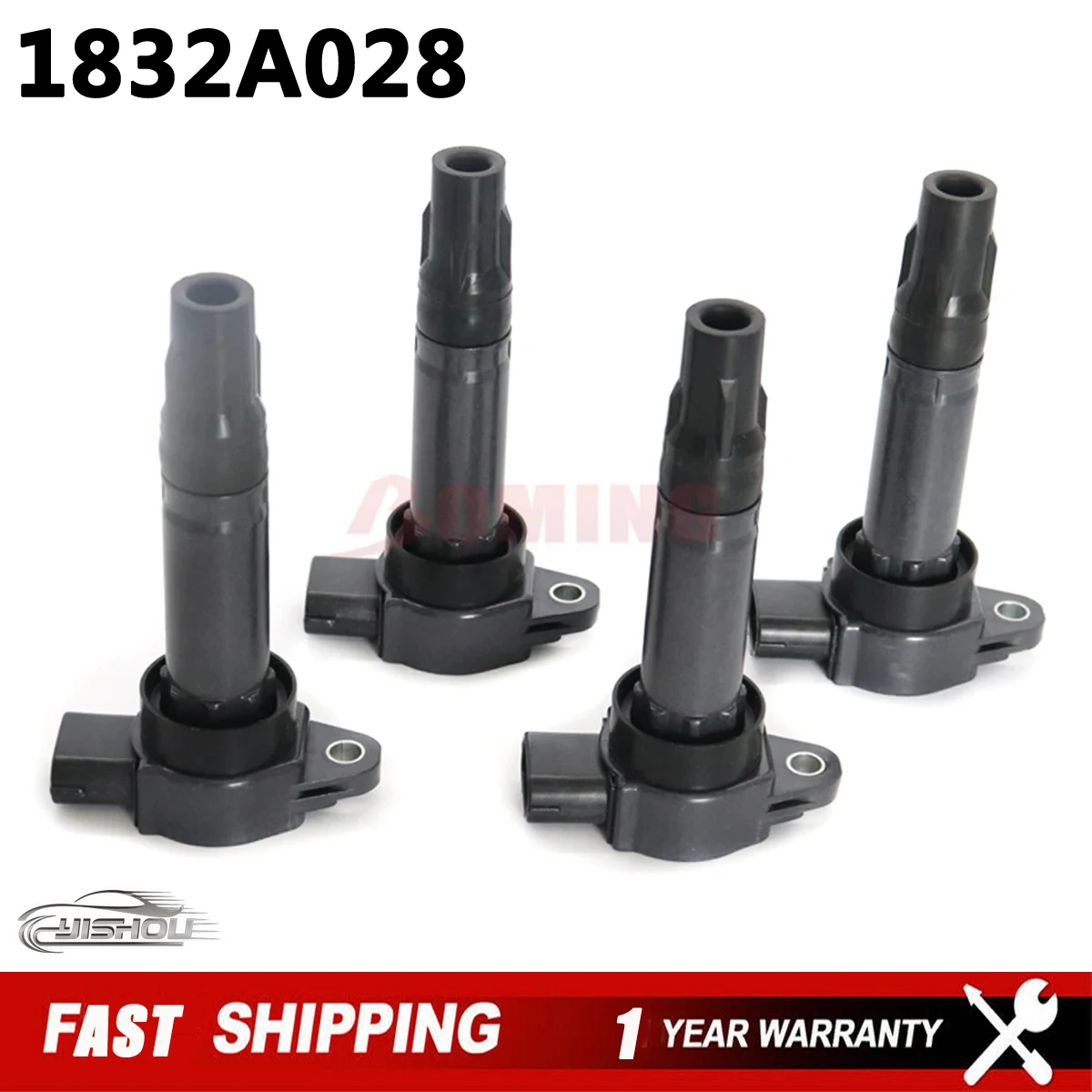 Car Ignition Coils Pack System 1832A028 FK0319 for Mitsubishi Smart Fortwo Passion Coupe Cabrio Pure 1.0 2008-2015