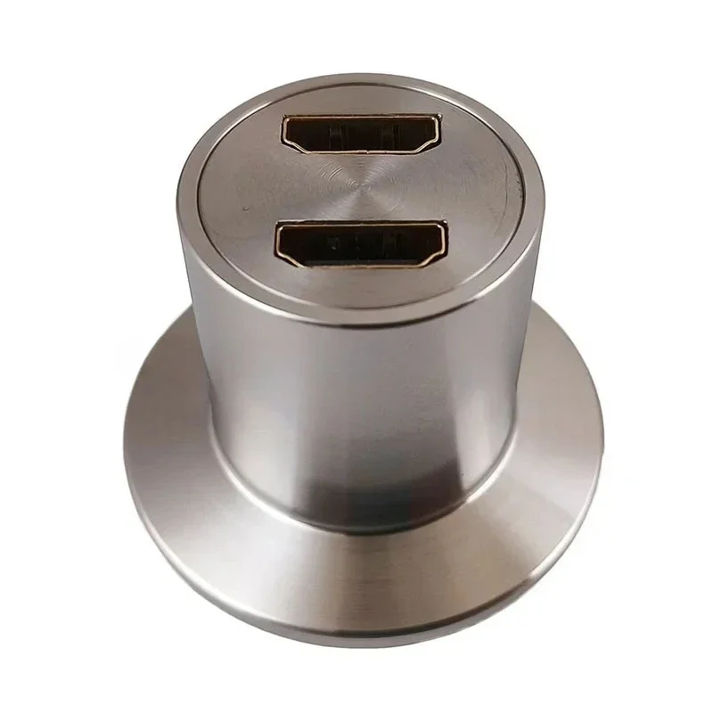 منتجات عالية الجودة الأكثر مبيعًا KF40 الرصاص مع منفذيين HDMI 304 موصل مكنسة من الفولاذ المقاوم للصدأ #3