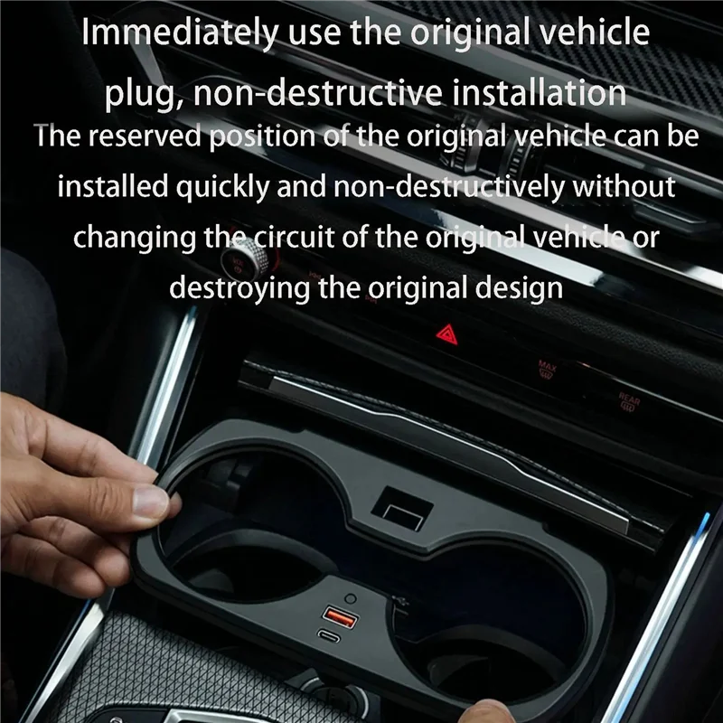 

A02Q-11 Цветной светодиодный подстаканник, окружающее освещение, внутренняя модификация, декоративные огни для BMW X5 X6 X7 G05 G06 G07