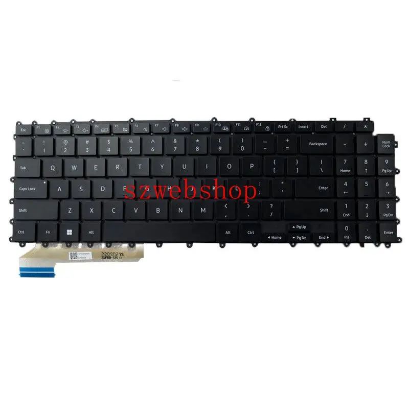 

Новый ноутбук для Samsung Galaxy Book3 750QHA NP750QHA 960QFG 965QFG 750QFG 750QGK 960QGK 960QHA США клавиатура черная