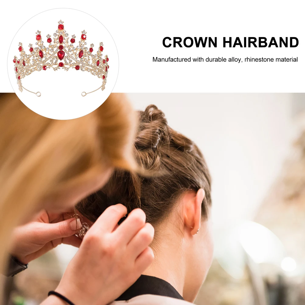 

Elegant Rhinestone for Women Wedding Party Crystal Hair Accessory Charming Headdress Special Occasion Glass