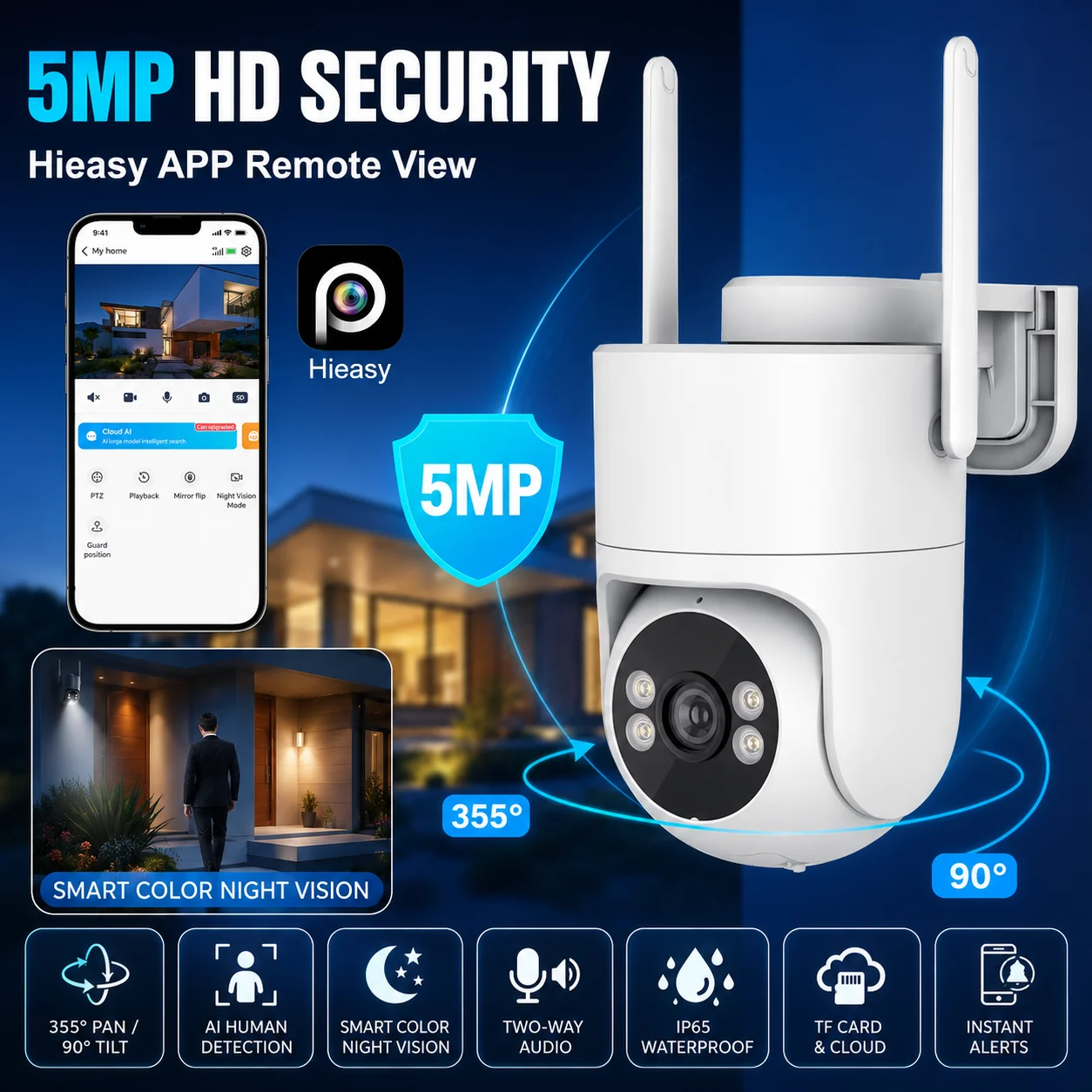 5mp屋外wifi-ptzセキュリティカメラ-ai人間検知-自動追跡-フルカラーナイトビジョン-ワイヤレスcctv-ホーム監視