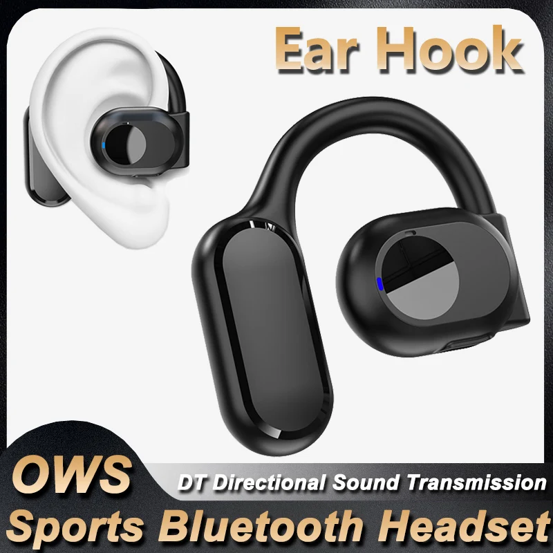 

Wireless Bluetooth Headphones Air Conduction Earphones With Microphone Handsfree Noise Canceling Headset For Driving Audifonos