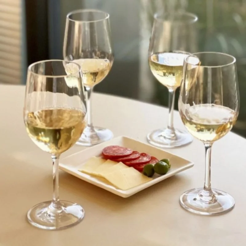 

Hammer Wine Glass Set of 4 12oz Unbreakable Plastic Red White Wine Cups Drinkware Party Home Bar